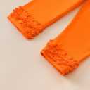 Kislio Toddler Baby Girls Fall Winter Clothes Pumpkin Ghost Shirt Tops Ruffle Pants Set Infant Thanksgiving Outfits 3PCS (6-12 Months)