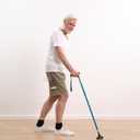 REHAND Walking Cane for Men & Women - Foldable, Adjustable, Lightweight, Self Standing Pivot Walking Cane, Soft Handle Grip, with Travel Bag, Walking Sticks for Seniors & Adults (Blue)