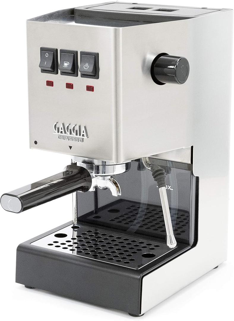 Gaggia RI9380/46 E24 Espresso Machine, Brushed Stainless Steel