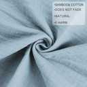 Viviland Muslin Swaddle Blankets, Breathable and Skin-Friendly Baby Receiving Blankets, 2-Pack Deer, 47 x 47 inches