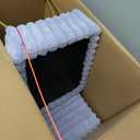 Vanity Stool Chair with Storage, Faux Fur Soft Padded Ottoman with Coffee Table, Modern Vanity Chair Fluffy Footstool with Metal Legs for Makeup, Living Room,Bedroom Blue