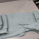 MIULEE Sea Green Linen Curtains 84 Inch Length for Bedroom Living Room, Soft Thick Linen Textured Window Drapes Semi Sheer Light Filtering Back Tab Rod Pocket Burlap Look Aqua Decor, 2 Panels, 52"W x 84"L
