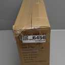 Double Waffle Maker, Belgian Waffle Maker, 6.5 Inch Waffle Iron with 2 Independent Adjustable Temp Knobs & Indicator Lights, Easy-Clean Nonstick Plates, Stainless Steel, Black