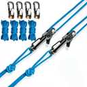 Rope Tightening Tool & Tensioner: Retractable Rope with Alloy Buckle for Outdoor Enthusiasts - Perfect for Camping Tent Building, Tarp Tie Downs, Hammock Installation & Outdoor Gear Securing (6)