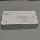 COLSUR Bluetooth Speaker Alarm Clock with Wireless Charger, FM Radio, Adjustable LED Night Light, 6 in 1 Bedroom Portable Speaker 2500mAh, Phone Stand for Bedside, Home, Office, Gift (Gray)