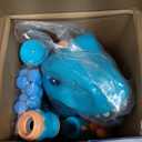 EagleStone Movable Dinosaur Shooting Toys for Boys  Electronic Target Practice with 2 Air Pump Guns, LCD Score Tracker, Sound Effects & 48 Foam Balls, for Kids 5 6 7 8 9