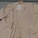 Women's 3/4 Sleeve Cropped Cardigan Sweaters Open Front Bolero Short Shrugs (Large, A-light-pink)