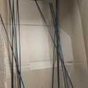 Metal Fence Post, Heavy Duty Garden Fence Post for Wire Fence, Fence Posts No Dig U Post for Lawn, Garden, Farm