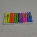 12 Pieces Glow Blacklight Face & Body Paint Makeup, Glow in The Dark Face Painting Kit Neon Paint Sticks for Kids Adult Halloween Glow Party