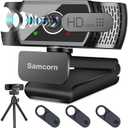 Webcam with Microphone for Desktop,1080P HD USB Webcam Live Streaming Laptop PC Computer Web Camera for Video Calling Conferencing Recording Gaming, AutoFocus 3D Noise Reduction