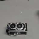 CHUZHAO Digital Camera Retro Portable Mini Vintage Camera Digital TLR Vintage Old Style Camera with 12MP Photos 1080P FHD Video Auto Focus - Black