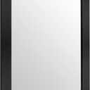 Ruomeng Rectangular Wall Mirror 16" x 20" for Bathroom, Bedroom, Entryway, Living Room, Black (20"L x 16"W)