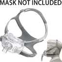 Amara View Headgear, 2-Pack Replacement CPAP Headgear Strap for Amara View Full Face Mask, Standard (Without Mask)