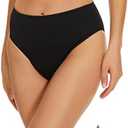 Leovqn Period Swimwear Bikini Menstrual Leakproof Swim Bottoms UPF 50+ Waterproof Brief Light Flow for Women Girls Teens Size S