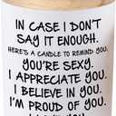 BFJLIFE Candles Gifts for Girlfriend Wife Her Funny Novelty Unique Valentines Mothers Day Anniversary Christmas Birthday Gifts for Girlfriend Wife Women Stocking Stuffers Lavender Scented Soy Candle