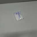 Purple 0 Birthday Number Candles,Glitter Blue Purple Pearls Mermaid Tail Number Birthday Candles for Girls Women Mermaid Themed Party Decorations Party Favors Cake Topper