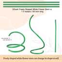 Gilprop 116 Pcs Crepe Paper Flower Stem DIY Kits Set, Include 9.8 x 98 in Crepe Paper Sheet 14.76 Ft Floral Iron Wire for Flower Making Birthday Parties Weddings Festival Decor(Pink and Red)