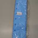 Silicone Bathtub Mat Non Slip, 35x16 Inch, Acupressure mat Square Machine Washable Bathmats for Bathtub with Drain Holes and Suction Cup, Easy to Clean, for Bath Tub, Kitchen and ShowerBlue