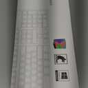 Rii RK100+ Multiple Color Rainbow LED Backlit Large Size USB Wired Mechanical Feeling Multimedia PC Gaming Keyboard,Office Keyboard for Working or Primer Gaming,Office Device