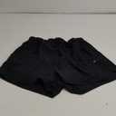 Willit Women's 3" Swim Board Shorts Swimming Bottoms with Brief Liner Quick Dry UPF 50+ (XX-Large, Black)