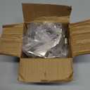 HOME MASTER HARDWARE Handrail Stair Brackets 3" Heavy Duty Staircase Hand Rail Bracket Support Hardware for Home or Office Stairways,Satin Nickel with Screws 6-Pack