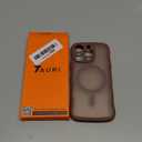 TAURI Magnetic for iPhone 16 Pro Case, Cute Wavy Design [Full Camera Protection] [Compatible with Magsafe] Anti-Slip Translucent Matte Case for iPhone 16 Pro for Women Girls, Desert Brown