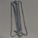 OK5STAR Metal Tent Stakes Heavy Duty 9 Inch, 8 Pack Anti-Rust Galvanized Steel Camping Tarp Stakes, Ground Stakes Yard Stakes Canopy Anchors for Inflatables, Outdoor Decorations