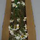 UV Resistant White Daisy Artificial Flowers Lush 4 Bouquets Silk Fake Daisies, 14" UV Protected Faux Daisy Flowers for Indoor & Outdoor Vase, Planter, Floral Arrangements, Centerpieces, Wedding Decor