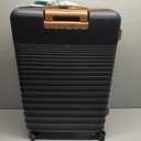 Luggage Sets 5 Piece, Suitcases with Wheels, Hardshell Suitcase Set, ABS Carry on Luggage Set with TSA Lock, Travel Luggage (Black)