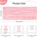 6 Pack Light Pink Table Runner Graduation Cheesecloth120 Inch Boho Rustic Gauze 10 FT Cheese Cloth Table Runners Decorations for Mother's Day Birthday Baby Shower Wedding Holiday Home Party Decor
