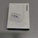 Vibeat Fingertip Pulse Oximeter, Blood Oxygen Saturation Monitor| O2 Meter, Portable SPO2 & Pulse Rate Monitor, Batteries and Lanyard Included (White)