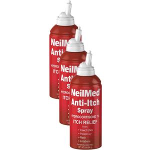NeilMed Anti Itch (Relief) Spray Hydrocortisone 1%, 3 Oz (Pack of 3) BB 02-2027