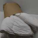 Coonp Queen Comforter, White, 60x80x18"