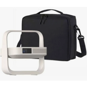 Rokeblau Hard Carrying Storage Case For XGIMI Elfin Flip 2024 New Projector & Multi-Angle Projector Stand, Waterproof, Shock-proof with Separate Space (Black)