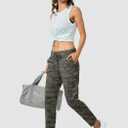 G Gradual Women's Pants with Deep Pockets 7/8 Stretch Ankle Sweatpants for Golf, Athletic, Lounge, Travel, Work (M)
