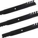 (AM) 08979600, 09081200, 038-6002-00, Set of (3) Compatible with Toro 60" Deck Atomic Mulching Blades 105-8777-03 08899100, 038-6050-00, 30227-60, 30227-60H and Other Models