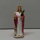 Moviebros St. Barbara Statue, Saint Barbara Holy Figurine Sculpture, 9 Inch