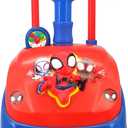 Kiddieland Spidey Ride-On Foot-to-Floor Vehicle with Foldable Handle, Interactive Dashboard Sounds & Toy Phone, for Toddlers 1236 Months, 55 lb Limit, Large