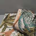 GarveeHome 5x7 Jungle Area Rug Washable Rugs for Living Room Bedroom, Soft Low Pile Non Slip Accent Floor Mat Animal Print Throw Rug Indoor Carpet Dining Room Playroom (Beige)