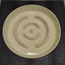 Ceramic 1.6 Cup Slow Feeder Dog Bowl for Medium and Large Breed, 8.2inch Puzzle Dog Food Dish, Anti-Gulping, Stop Bloat, Preventing Choking (Single Bowl-Light Yellow)