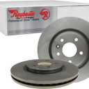 Raybestos R-Line Automotive Replacement Front Disc Brake Rotor for Select 2021-2007 Toyota Tundra, 2022-2008 Toyota Sequoia, 2021-2016 Lexus LX570, 2021-2016 Toyota Land Cruiser (980583R)