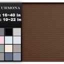 URMONA 19'' x 19'' Waterproof Silicone Under Sink Mat Cabinet and Counter Protector, Shelf Liner for Kitchen and Bathroom, Storage and Organizers, Litter Mat, Pet Cat Puppy Essentials(Brown)