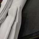 XWZO 100% Blackout Curtains 2 Panels with Tiebacks- Heat and Full Light Blocking Window Treatment with Black Liner for Bedroom/Nursery, Grommet Top, White, W52 x L84 Inches Long, Set of 2