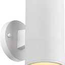 Ken & Ricky Outdoor Wall Light, Exterior Wall Sconce, Outside White Wall Light Fixtures with Tempered Glass Cover for Porch Garage Patio Doorway Entryway House -1 Pack