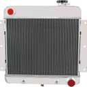 CU255 Radiator Compatible with 1962-1967 Chevrolet Chevy II Nova SS Inline L6 V8, Chevy II Radiator, 3 Row Cores