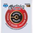 Martin Authentic Acoustic Guitar Strings - 3 Pack - Lifespan 2.0 Treated 92/8 Medium