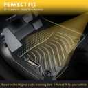 GINOWY- Floor Mats & Cargo Liner for Mazda CX50 Hybrid 2025 2026, TPE All Weather Mats Floor Liners CX-50 2025 Waterproof Non-Slip Trunk Mat CX50 Automotive Accessories Mats Black