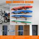 Kayak Storage Rack, Wall Mount Kayak Racks for Indoor Outdoor Storage, Heavy Duty Adjustable Kayak Rack for Garage, Spacesaver