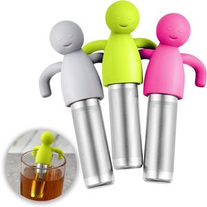 3 Pcs Tea Infuser for Loose Tea Cute Fine Mesh, Tea Strainer Stainless Steel Tea Filter Tea Steeper with Cute Design Tea Diffuser Steeper for Teacups Teapots