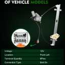 741-303 Front Right Passenger Side Power Window Regulator & Motor
for:-Honda CRV 2002 2003 2004 2005 2006, 2 Pins OE# 72210-S9A-A02, 72210-S9A-A03, HO1351111, 660113, 125-58968R